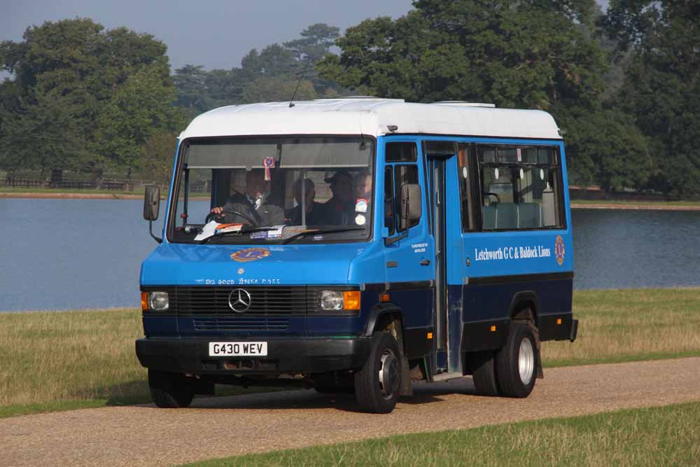 Letchworth & Baldock Lions Mercedes O609D Reeve Burgess G430WEV