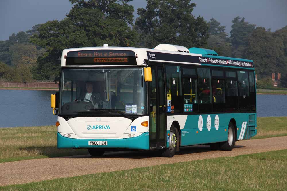 Arriva Midlands Scania Omnilink 3502