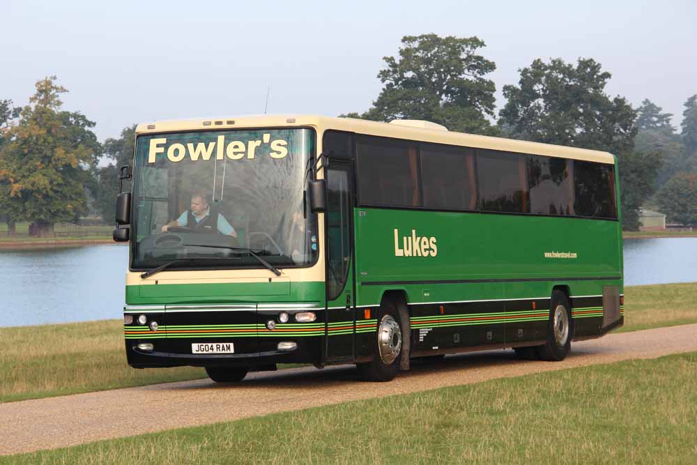 Fowlers Volvo B7R Plaxton JG04RAM