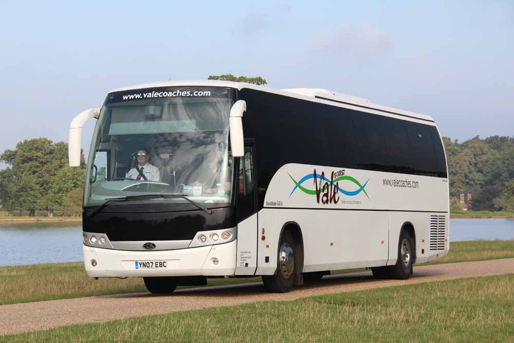 Vale Coaches Iveco EuroRider Beulas YN07EBC