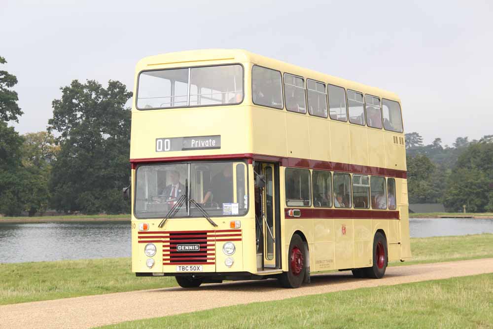 Leicester City Transport Dennis Dominator East Lancs 50