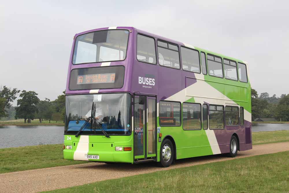 Ipswich Buses Dennis Trident Plaxton President 24