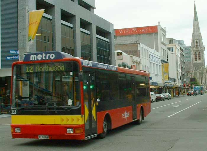 Red Bus | Christchurch | NEW ZEALAND BUS IMAGE GALLERY | SHOWBUS ...
