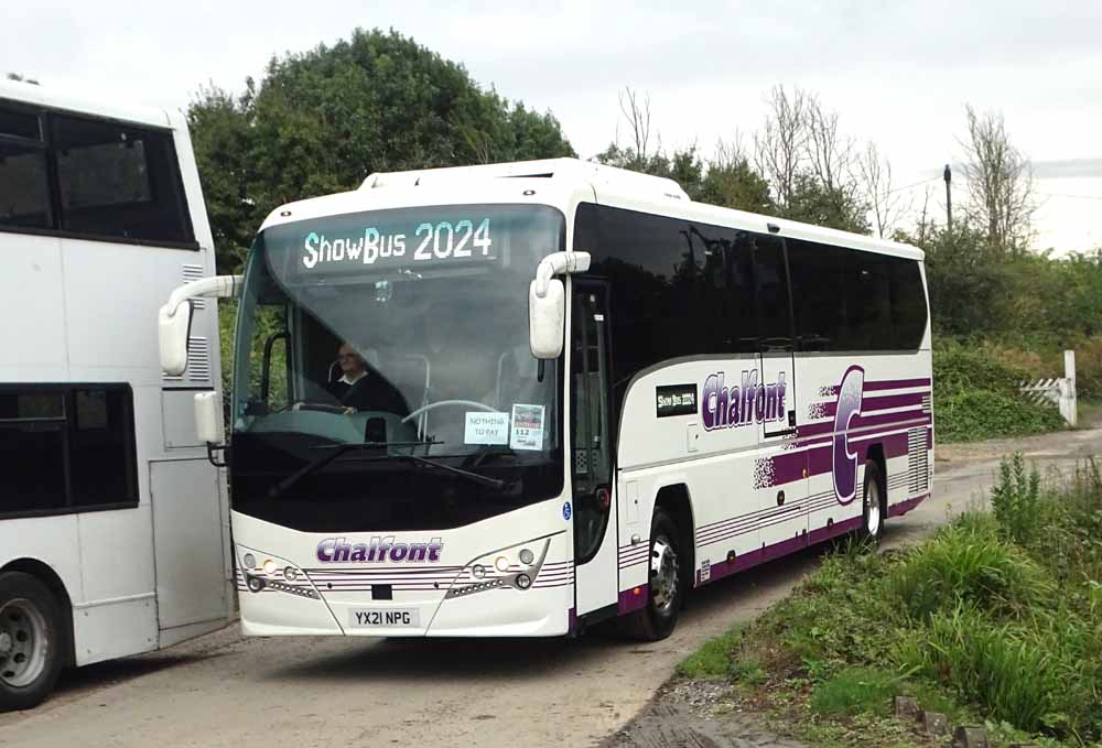 Chalfont Coaches Volvo B8R Plaxton Panther YX21NPG