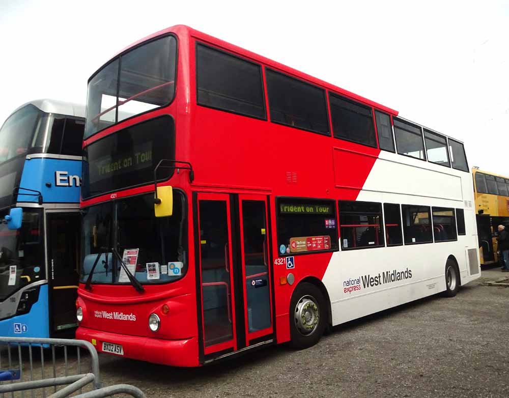 National Express West Midlands Dennis Trident Alexander ALX400 4321