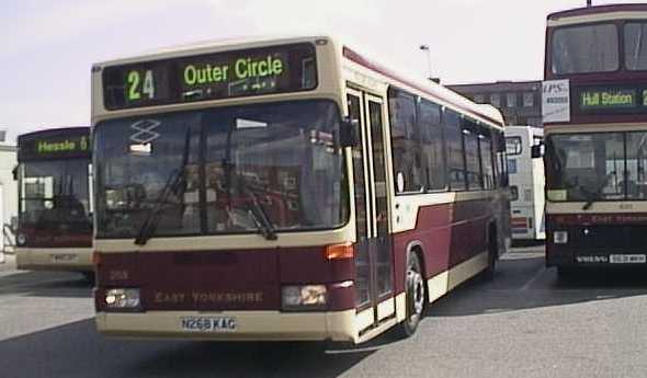 East Yorkshire Motor Services Mercedes O405 Optare 268